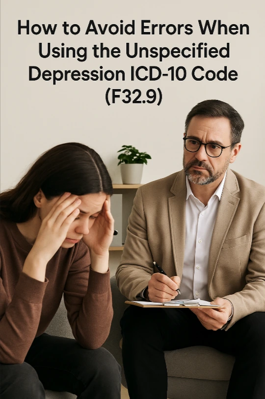 icd 10 codes depression